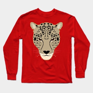 Cheetah face Long Sleeve T-Shirt